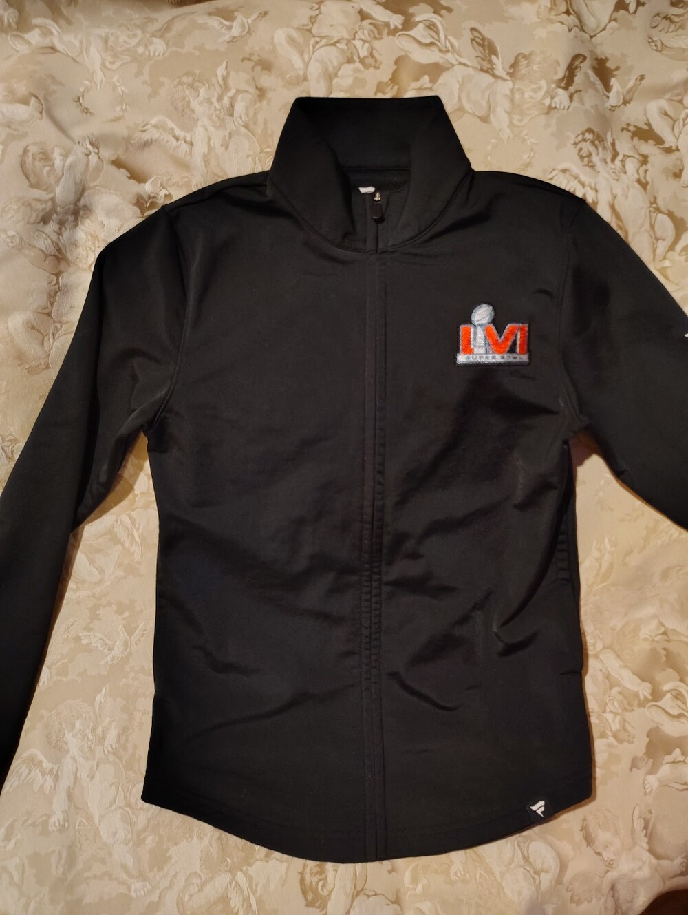 Black LVL Superbowl Logo Zip-Up